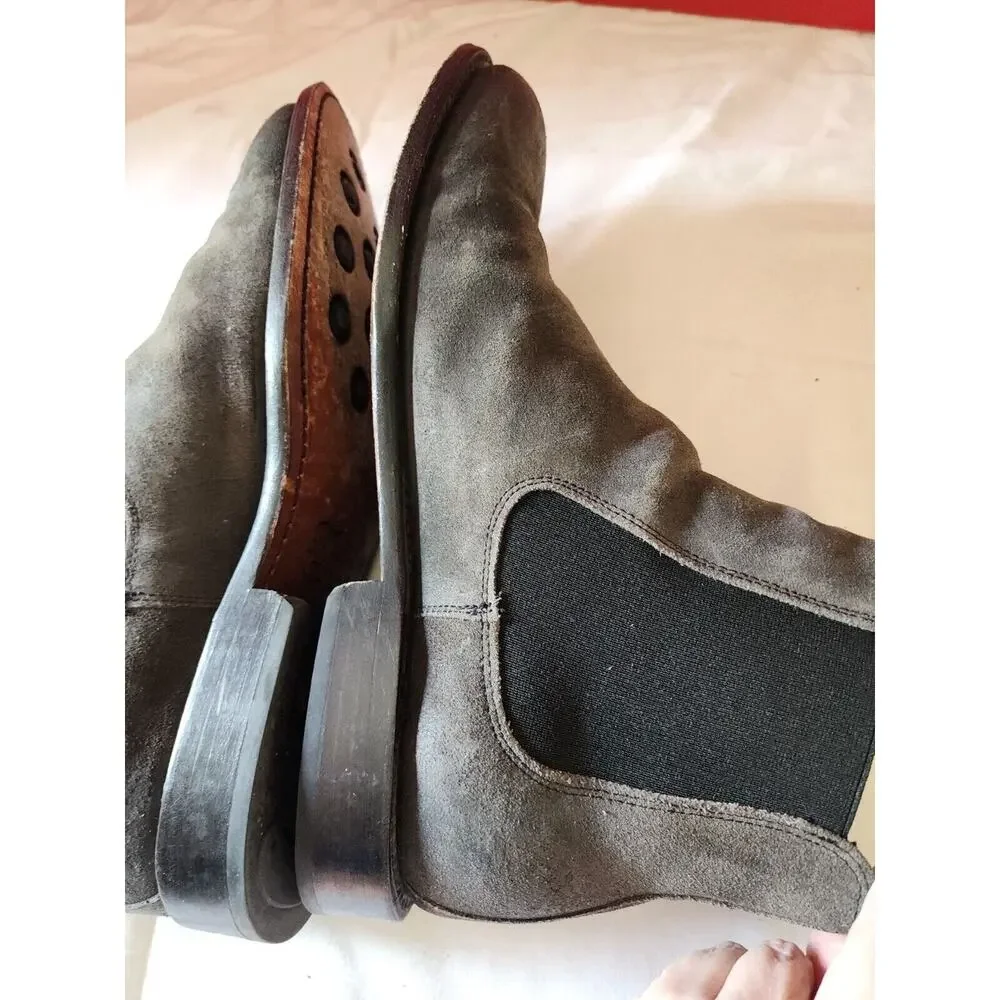 Thursday Boots dark gray Men’s Suede Chelsea Boots Size 9
